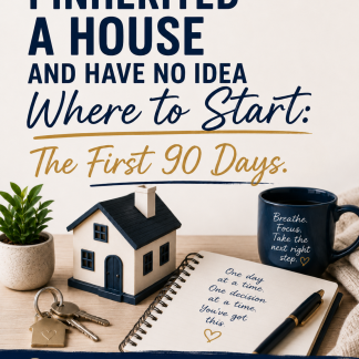 First 90 Days After Inheriting a House workbook cover